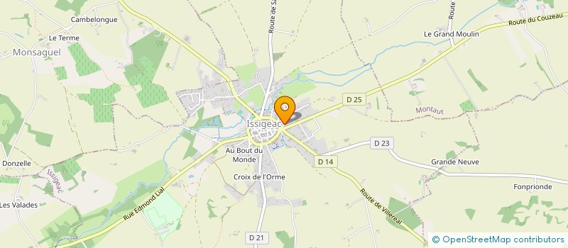 localisation de l'entreprise LA BRUCELIERE D'ISSIGEAC  ISSIGEAC