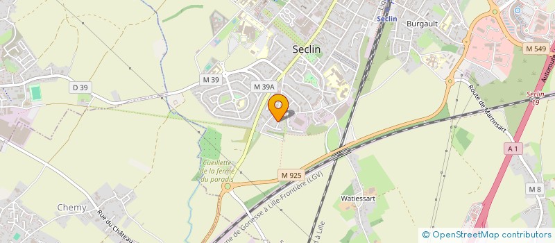 localisation de l'entreprise LA BRUCHE  SECLIN