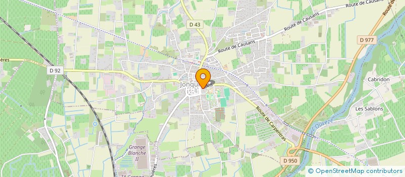 localisation de l'entreprise LA BRUGE  ORANGE