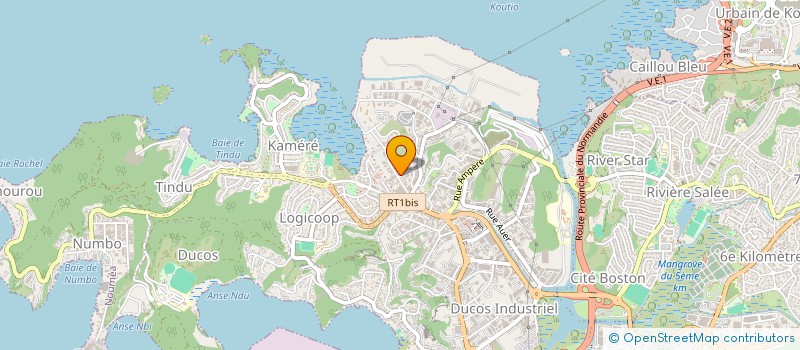 localisation de l'entreprise LA BRULERIE à NOUMEA