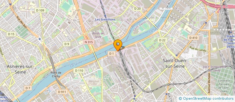 localisation de l'entreprise LA BRULERIE DE SAINT OUEN  SAINT-OUEN-SUR-SEINE