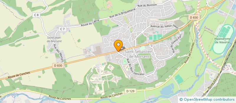 localisation de l'entreprise LA BRULERIE DE SAINT SE  SAINT-SEBASTIEN-DE-MORSENT