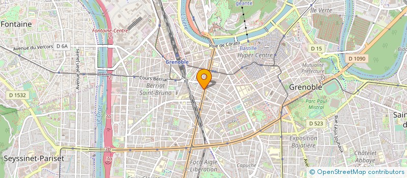 localisation de l'entreprise LA BRULERIE DES ALPES  FONTAINE