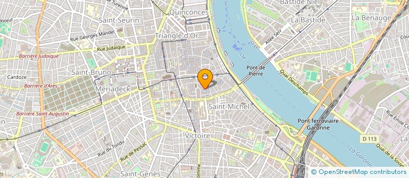 localisation de l'entreprise LA BRULERIE DU BOOKS & COFFEE à BORDEAUX