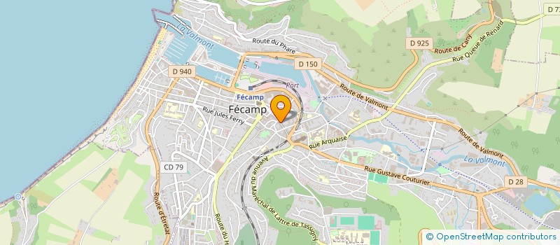 localisation de l'entreprise LA BRULERIE FECAMPOISE à FECAMP