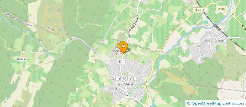 localisation de l'entreprise LA BRUME  SAINT-MAMERT-DU-GARD