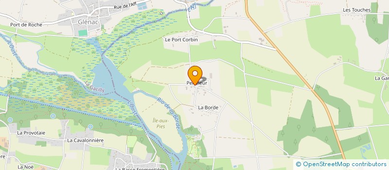 localisation de l'entreprise LA BRUME DE L'ILE  BAINS-SUR-OUST