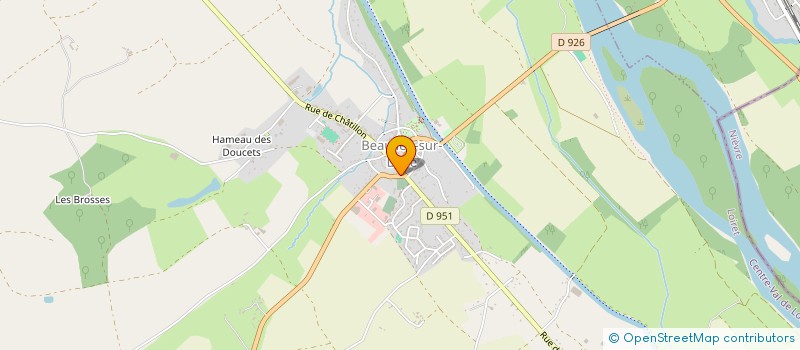 localisation de l'entreprise LA BRUNE DE MARS DU BERRY  BEAULIEU-SUR-LOIRE