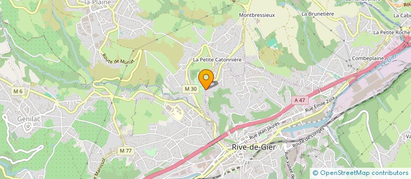 localisation de l'entreprise LA BRUNE QUI PETILLE à RIVE-DE-GIER