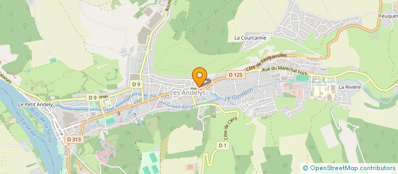 localisation de l'entreprise LA BRUNELIERE à LES ANDELYS