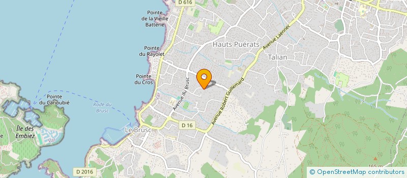 localisation de l'entreprise LA BRUSQUENE à SIX-FOURS-LES-PLAGES