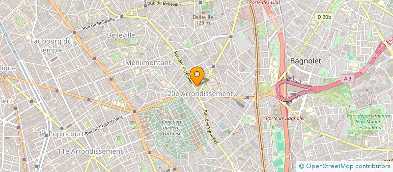 localisation de l'entreprise LA BRUTE  PARIS