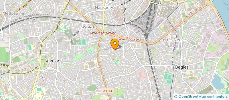 localisation de l'entreprise LA BRUTHAUDE à BEGLES