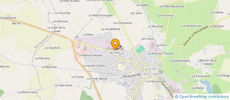 localisation de l'entreprise LA BRUYERE à MAEN ROCH