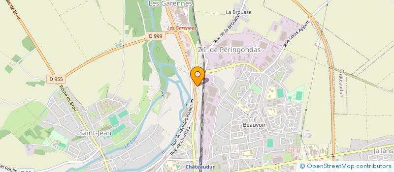 localisation de l'entreprise LA BRUYERE à CHATEAUDUN