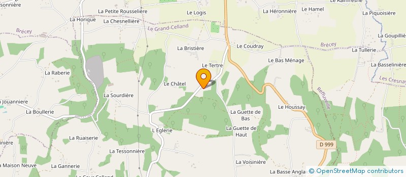 localisation de l'entreprise LA BRUYERE à LES LOGES-SUR-BRECEY
