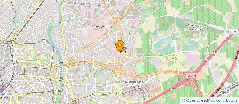 localisation de l'entreprise LA BRUYERE ARIETA à MONTPELLIER