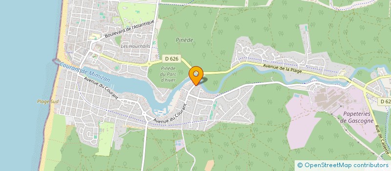 localisation de l'entreprise LA BUCHE  MIMIZAN