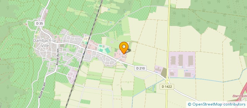 localisation de l'entreprise LA BUCHE CREATION  DAMBACH-LA-VILLE