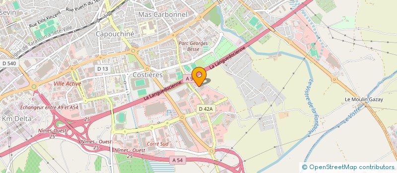 localisation de l'entreprise LA BUCHE DURABLE à NIMES