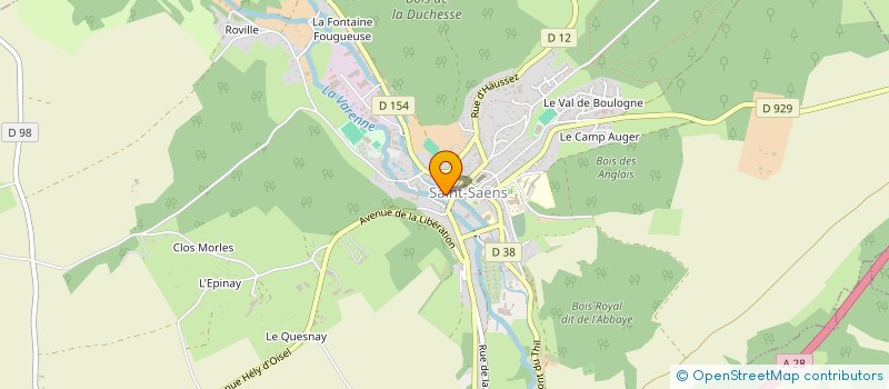 localisation de l'entreprise LA BUCHEOISE  SAINT-SAENS