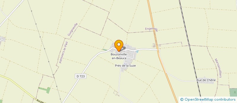 localisation de l'entreprise LA BUCHERIE à YEVRE-LA-VILLE