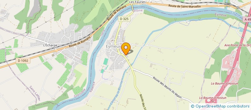 localisation de l'entreprise LA BUCOLINE  EYMEUX