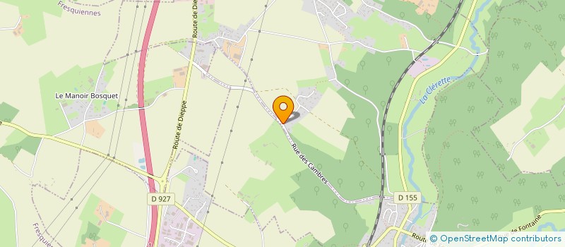 localisation de l'entreprise LA BUCORDIERE  ANCEAUMEVILLE