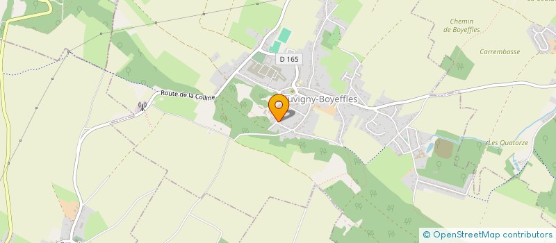 localisation de l'entreprise LA BUENA VIDA  BOUVIGNY-BOYEFFLES