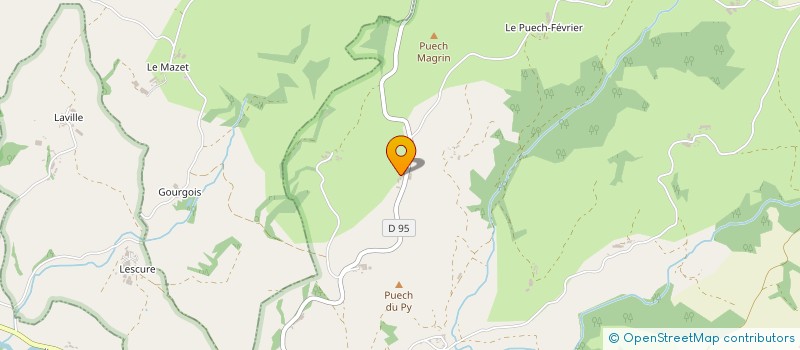 localisation de l'entreprise LA BUERTE  PRADES-SALARS