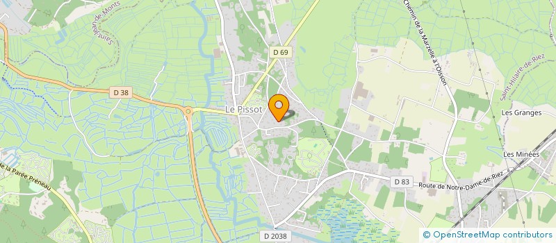 localisation de l'entreprise LA BUETTE à SAINT-HILAIRE-DE-RIEZ