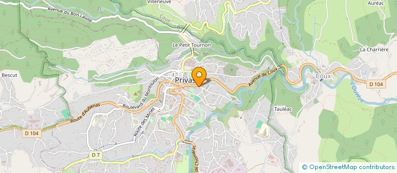 localisation de l'entreprise LA BUFALA à PRIVAS