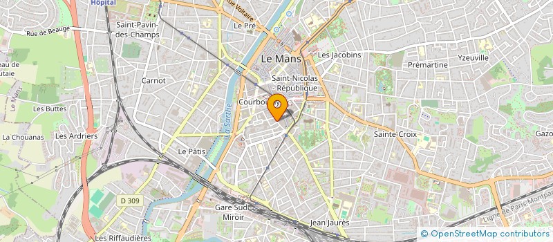 localisation de l'entreprise LA BUFARIE  LE MANS