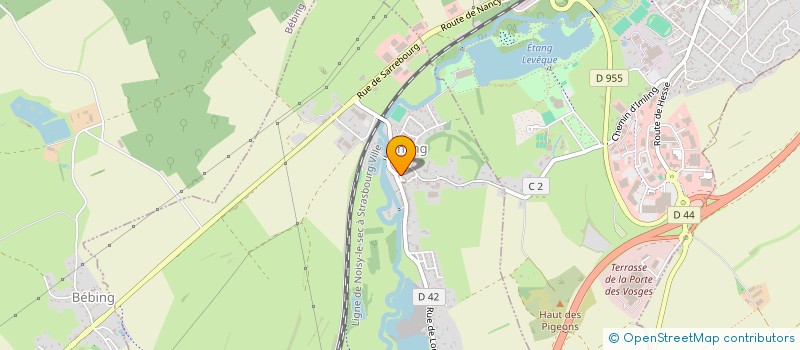 localisation de l'entreprise LA BUHL D'AIR  BUHL-LORRAINE