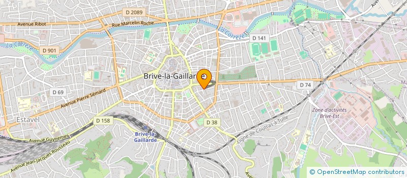 localisation de l'entreprise LA BUISSONIERE  BRIVE-LA-GAILLARDE