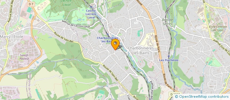 localisation de l'entreprise LA BUISSONNADE à SIX-FOURS-LES-PLAGES