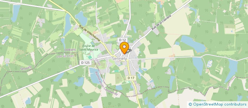 localisation de l'entreprise LA BUISSONNIERE à SENNELY