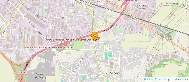 localisation de l'entreprise LA BUISSONNIERE  MIONS