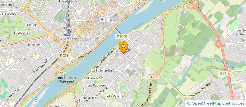 localisation de l'entreprise LA BUISSONNIERE  BLOIS