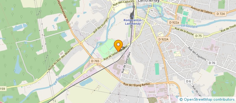 localisation de l'entreprise LA BUISSONNIERE  PRUNIERS-EN-SOLOGNE