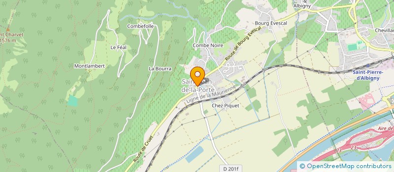 localisation de l'entreprise LA BUISSONNIERE  SAINT-JEAN-DE-LA-PORTE