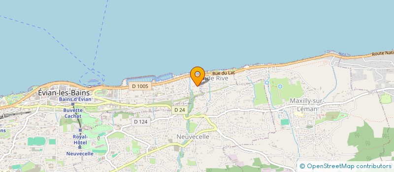 localisation de l'entreprise LA BUISSONNIERE SARL  THOLLON-LES-MEMISES