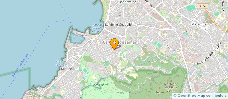 localisation de l'entreprise LA BULLE à MARSEILLE 8EME