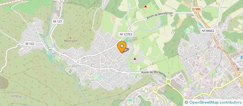 localisation de l'entreprise LA BULLE  GRABELS