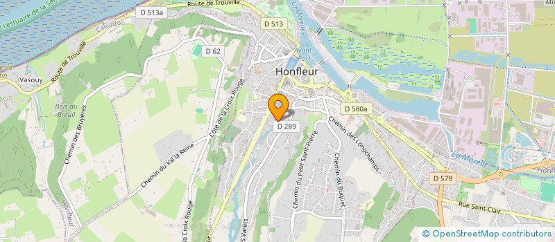 localisation de l'entreprise LA BULLE... à HONFLEUR