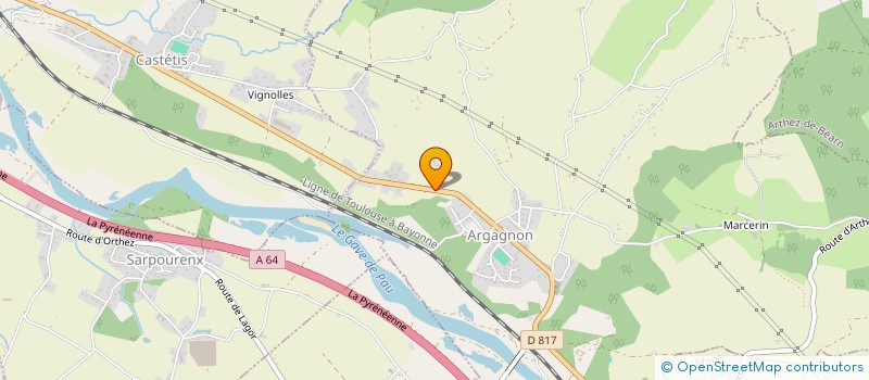 localisation de l'entreprise LA BULLE  ARGAGNON