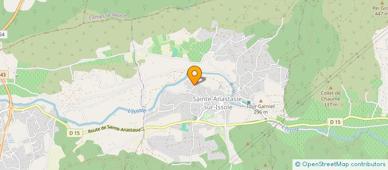 localisation de l'entreprise LA BULLE  SAINTE-ANASTASIE-SUR-ISSOLE