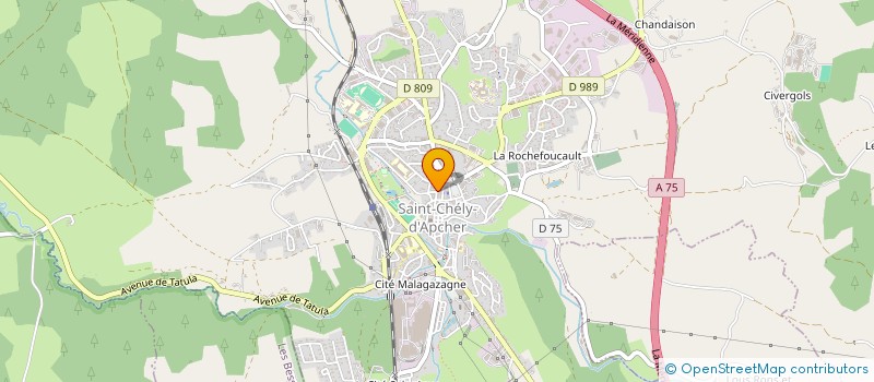 localisation de l'entreprise LA BULLE  SAINT-CHELY-D'APCHER