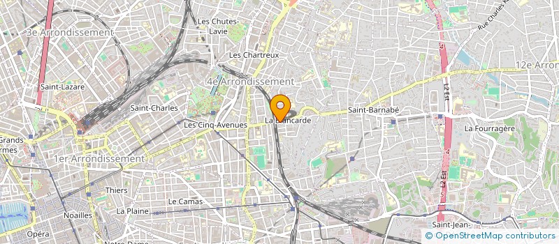 localisation de l'entreprise LA BULLE à MARSEILLE