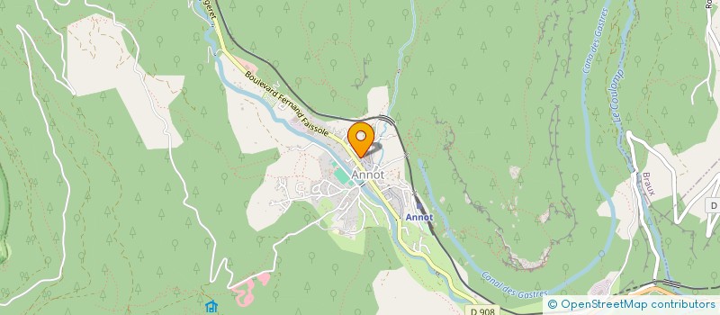 localisation de l'entreprise LA BULLE A JEUX  ANNOT